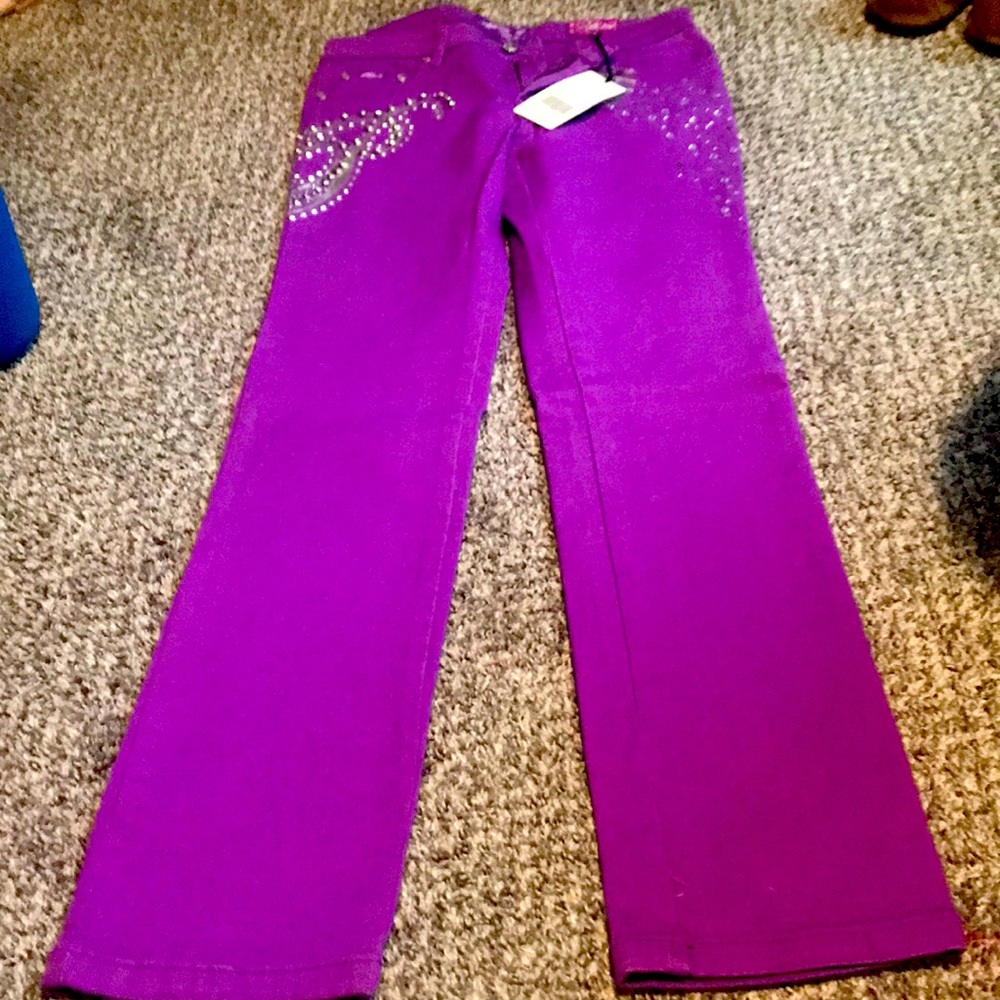 Women plush jeans